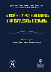 E-book, La retórica escolar griega y su influencia literaria, Ediciones Universidad de Salamanca