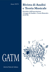 Revue, Rivista di analisi e teoria musicale, Gruppo Analisi e Teoria Musicale (GATM)  ; Lim editrice