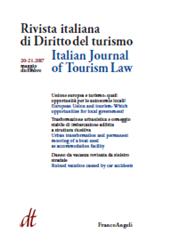 Article, Unione europea e turismo : quali opportunità per le autonomie locali?, Franco Angeli