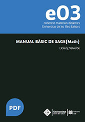 E-book, Manual bàsic de sage, math, Edicions UIB