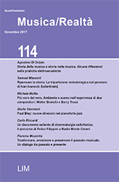 Issue, Musica/Realtà : 114, 3, 2017, Libreria musicale italiana