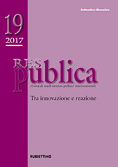 Heft, Res Publica : rivista di studi storico politici internazionali : 19, 3, 2017, Rubbettino