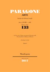 Issue, Paragone : rivista mensile di arte figurativa e letteratura. Arte : LXVIII, 133, 2017, Mandragora