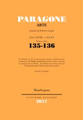 Fascicolo, Paragone : rivista mensile di arte figurativa e letteratura. Arte : LXVIII, 135/136, 2017, Mandragora