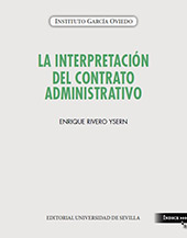 E-book, La interpretación del contrato administrativo, Rivero Ysern, Enrique, Universidad de Sevilla