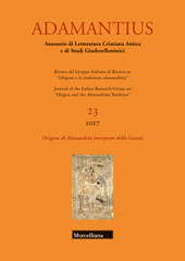 Fascicolo, Adamantius : annuario di letteratura cristiana antica e di studi giudeoellenistici : 23, 2017, Morcelliana