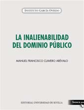E-book, La inalienabilidad del dominio público, Universidad de Sevilla