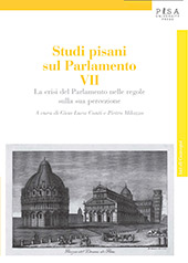 E-book, Studi pisani sul Parlamento VII : la crisi del Parlamento nelle regole della sua percezione, Pisa University Press