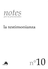 Article, E restò senza : appunti su trauma, spazio e scrittura, Alpes Italia