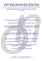 Issue, Otto/Novecento : rivista quadrimestrale di critica e storia letteraria : XLI, 2, 2017, Edizioni Otto Novecento