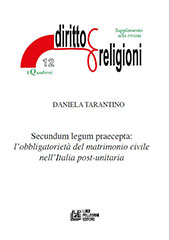 Fascicule, Diritto e religioni : supplemento alla rivista : i quaderni : 12, 2017, Pellegrini