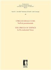 Chapter, The price of books in Italy (XV-XVI centuries), Firenze University Press