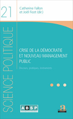 E-book, Crise de la démocratie et nouveau management public : discours, pratiques, instruments, Academia