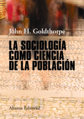 eBook, La sociología como ciencia de la población, Alianza Editorial