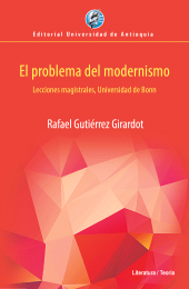 E-book, El problema del modernismo : Lecciones magistrales, Universidad de Bonn, Universidad de Antioquia