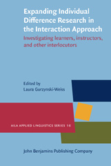 E-book, Expanding Individual Difference Research in the Interaction Approach, John Benjamins Publishing Company