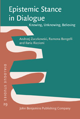 E-book, Epistemic Stance in Dialogue, Zuczkowski, Andrzej, John Benjamins Publishing Company