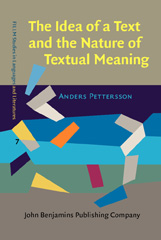E-book, The Idea of a Text and the Nature of Textual Meaning, John Benjamins Publishing Company