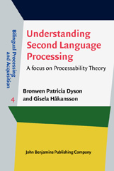 eBook, Understanding Second Language Processing, Dyson, Bronwen Patricia, John Benjamins Publishing Company