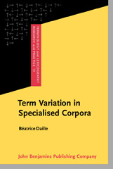 E-book, Term Variation in Specialised Corpora, John Benjamins Publishing Company