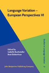 E-book, Language Variation : European perspectives VI, John Benjamins Publishing Company