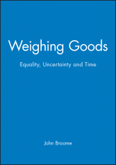 eBook, Weighing Goods : Equality, Uncertainty and Time, Blackwell