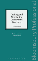 eBook, Drafting and Negotiating Commercial Contracts, Anderson, Mark, Bloomsbury Publishing