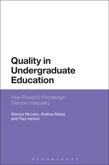 eBook, Quality in Undergraduate Education, McLean, Monica, Bloomsbury Publishing