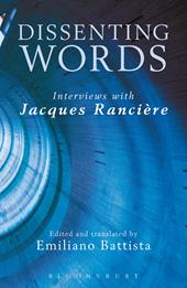 E-book, Dissenting Words : Interviews with Jacques Rancière, Bloomsbury Publishing