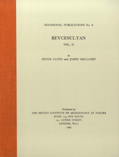 E-book, Beycesultan 2 : Middle Bronze Age Architecture and Pottery, Casemate Group