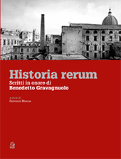 E-book, Historia rerum : scritti in onore di Benedetto Gravagnuolo, CLEAN edizioni