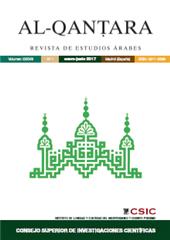 Issue, Al Qantara : revista de estudios árabes : 38, 1, 2017, Editorial CSIC