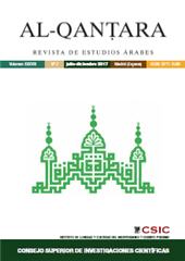 Heft, Al Qantara : revista de estudios árabes : 38, 2, 2017, Editorial CSIC