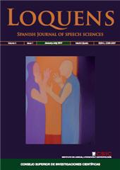 Issue, Loquens : Spanish Journal of speech sciences : 4, 1, 2017, Editorial CSIC
