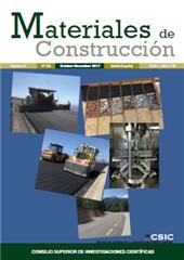 Heft, Materiales de construcción : 67, 328, 4, 2017, Editorial CSIC