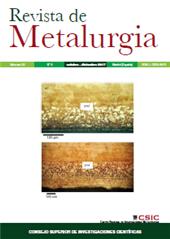 Issue, Revista de metalurgia : 53, 4, 2017, Editorial CSIC