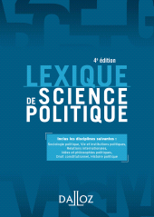 E-book, Lexique de science politique : Vie et institutions politiques, Éditions Dalloz