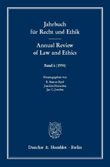 E-book, Jahrbuch für Recht und Ethik - Annual Review of Law and Ethics. : Bd. 6 (1998). Themenschwerpunkt: Altruismus und Supererogation - Altruism and Supererogation., Duncker & Humblot
