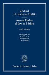 E-book, Jahrbuch für Recht und Ethik - Annual Review of Law and Ethics. : Bd. 17 (2009). Themenschwerpunkte: I. Kants Friedensschrift - Kant's Peace Project. Mithrsg. von Ib Martin Jarvad. II. Kompensation - Compensation. Mithrsg. von Melissa Lane., Duncker & Humblot