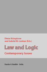 E-book, Law and Logic. : Contemporary Issues., Duncker & Humblot