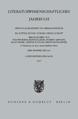 E-book, Literaturwissenschaftliches Jahrbuch., Duncker & Humblot