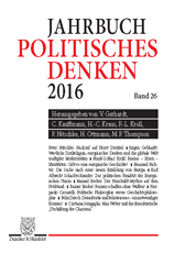 E-book, Politisches Denken. Jahrbuch 2016., Duncker & Humblot