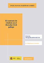E-book, El contrato de vitalicio en el Derecho Civil gallego, Dykinson