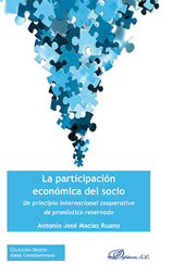 E-book, La participación económica del socio : un principio internacional cooperativo de pronóstico reservado, Dykinson
