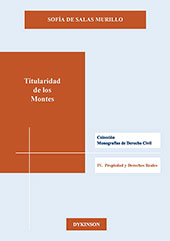 E-book, Titularidad de los Montes, Salas Murillo, Sofía de., Dykinson