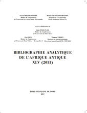 eBook, Bibliographie analytique de l'Afrique Antique : XLV (2011), Briand-Ponsart, Claude, École française de Rome
