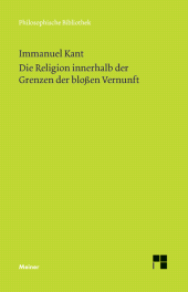 E-book, Die Religion innerhalb der Grenzen der bloßen Vernunft, Felix Meiner Verlag