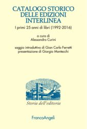 E-book, Catalogo storico delle edizioni Interlinea : i primi 25 anni di libri (1992-2016), Franco Angeli