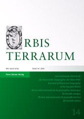 E-book, Orbis Terrarum 14 (2016), Franz Steiner Verlag GmbH