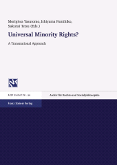 E-book, Universal Minority Rights? A Transnational Approach : Proceedings of the 5th Kobe Lectures. Tokyo and Kyoto, December 1998, Franz Steiner Verlag GmbH